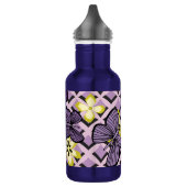 Paarse Butterflies Waterfles (Links)