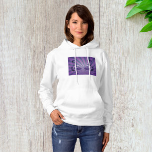 Paarse Butterflies Womens Hoodie