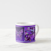 Paarse Butterfly 31 Espresso Cup Espresso Kop (Voorkant rechts)