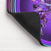 Paarse Butterfly 31 Muismat (Hoek)