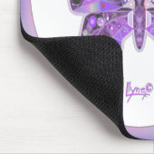 Paarse Butterfly 31 Muismat (Hoek)