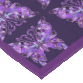 Paarse Butterfly 31 tafellaken (Gekanteld)
