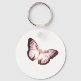 Paarse Butterfly Basic Sleutelhanger
