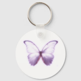 Paarse Butterfly Basic Sleutelhanger