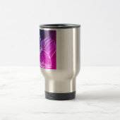 Paarse butterfly-koffie reisbeker (Center)