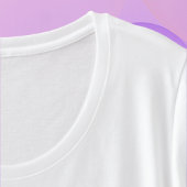 Paarse Butterfly Lupus Warrior Grote Maat T-shirt