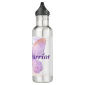 Paarse Butterfly Lupus Warrior Waterfles (Rechts)