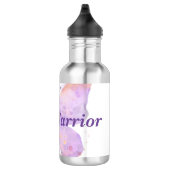 Paarse Butterfly Lupus Warrior Waterfles (Rechts)