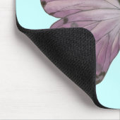 Paarse Butterfly Mousepad Muismat (Hoek)
