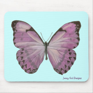 Paarse Butterfly Mousepad Muismat