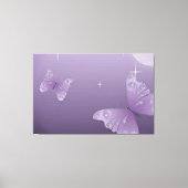 " PAARSE BUTTERFLY PRINT" CANVAS AFDRUK (Voorkant)
