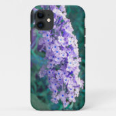 Paarse Butterfly Struik iPhone 5 hoesje (Achterkant)