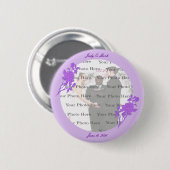 Paarse Button voor aangepaste weddenschappen (Voorkant /achterkant)