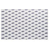 Paarse C8 Corvette Hand getrokken schetsstof Stof (Yard (91,4 cm))