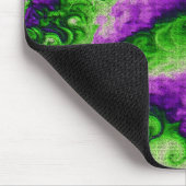 Paarse Cabbage Curls mousepad Muismat (Hoek)