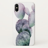 Paarse Cactus Case-Mate iPhone Case (Achterkant)