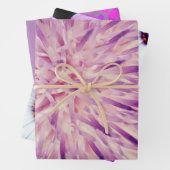 Paarse cadeauverpakking vellen (In situ)