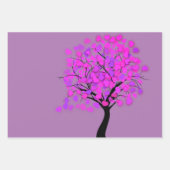 Paarse cadeauverpakking vellen (Voorkant 3)