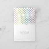 Paarse Cake Kaart (Binnen)