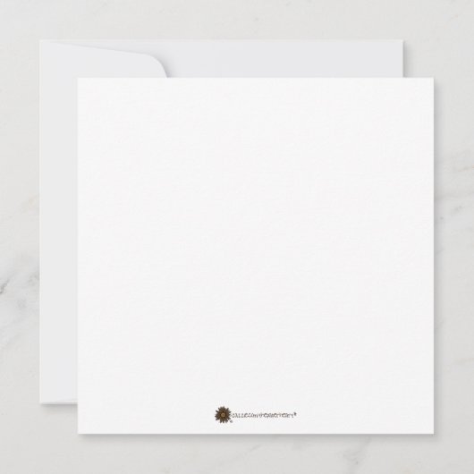 Paarse-Cake-uitnodiging Kaart (Achterkant)