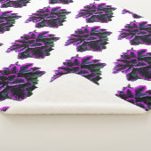 PAARSE CALATHEA SHERPA DEKEN (3/4)