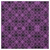Paarse caleidoscoop abstract patroonweefsel stof (Swatch)