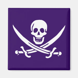 Paarse Calico Jack Magneet