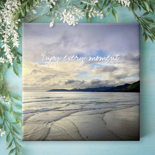 Paarse Californië zonsondergang foto geniet elk mo Tegeltje