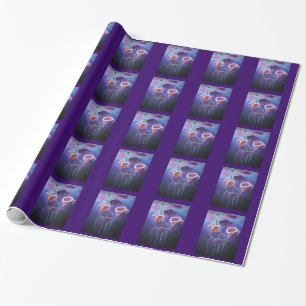 Paarse Callas Lila en Paarse kunst Cadeaupapier