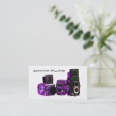 Paarse camera Fotografie-Visitekaartjes Visitekaartje (Staand voorkant)