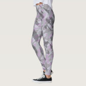 Paarse Camo abstract Leggings (Links)