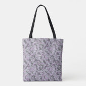 Paarse Camo abstract Tote Bag (Achterkant)