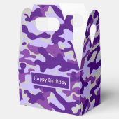 Paarse Camo Bedankdoosjes (Geopend)