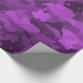 Paarse Camo Cadeaupapier (Hoek)