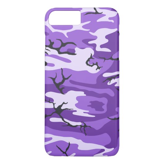 Paarse Camo Case-Mate iPhone Case (Achterkant)