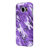 Paarse Camo Case-Mate iPhone Case (Achterkant Links)
