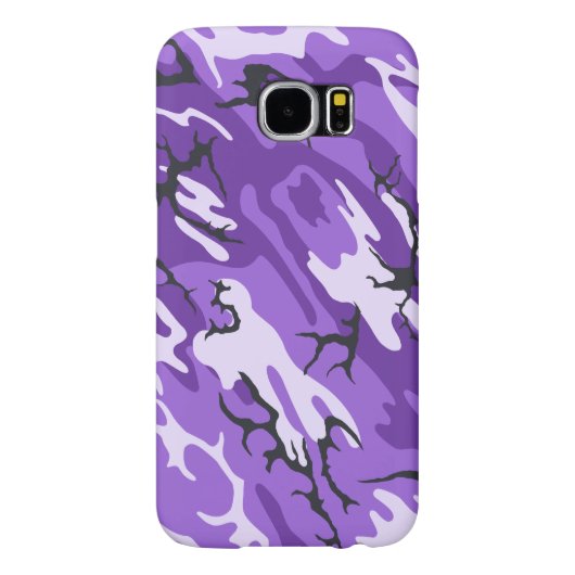 Paarse Camo Case-Mate iPhone Case (Achterkant)