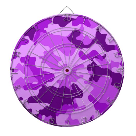 Paarse Camo Dartbord (Voorkant)