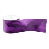 Paarse Camo Grosgrain Lint (Spoel)