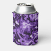 Paarse camo kan flessenkoeler kous stuffer blikjeskoeler (Blikje Achterkant)