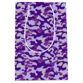 Paarse Camo Medium Cadeauzakje (Voorkant)