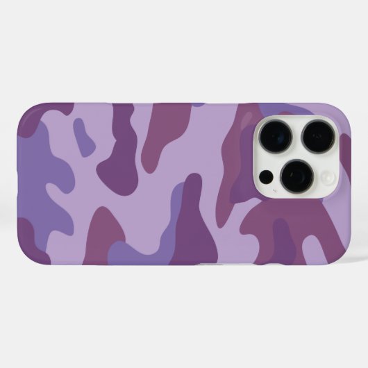 Paarse Camo Pattern | Case-Mate iPhone Case (Achterkant (horizontaal))