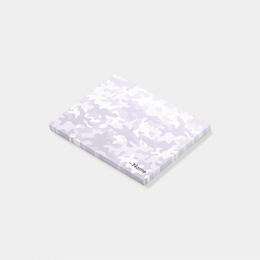 Paarse Camo Post-it® Notes (Schuin)