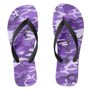 Paarse Camo Teenslippers