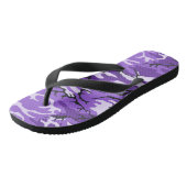 Paarse Camo Teenslippers (Schuin)