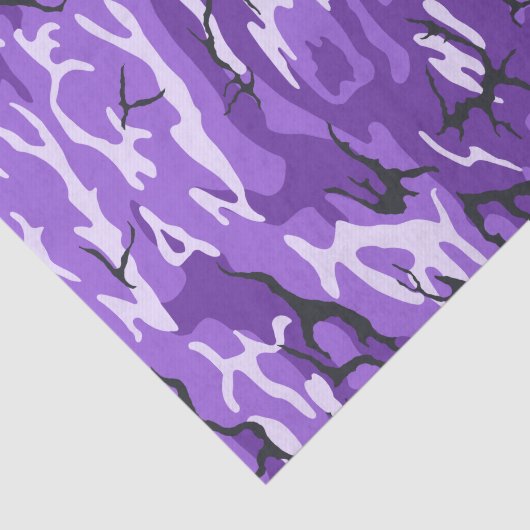 Paarse Camo Tissuepapier (Detail)