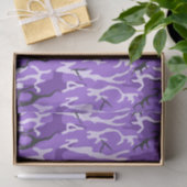 Paarse Camo Tissuepapier (Geschenk)