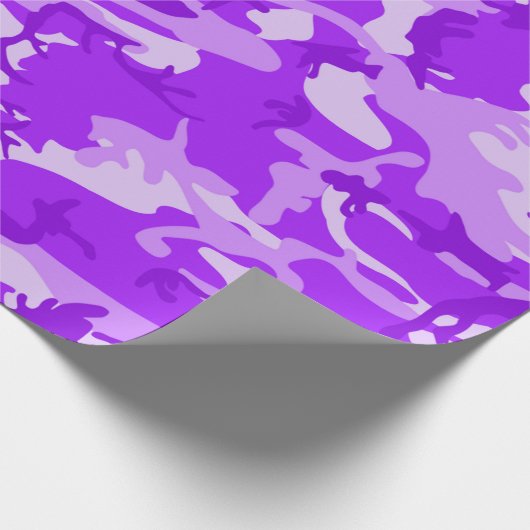 Paarse Camouflage  Cadeaupapier (Hoek)