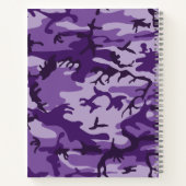 Paarse Camouflage, Camouflage, Militair, Leger Notitieboek (Achterkant)