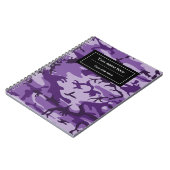 Paarse Camouflage, Camouflage, Militair, Leger Notitieboek (Linkerzijde)